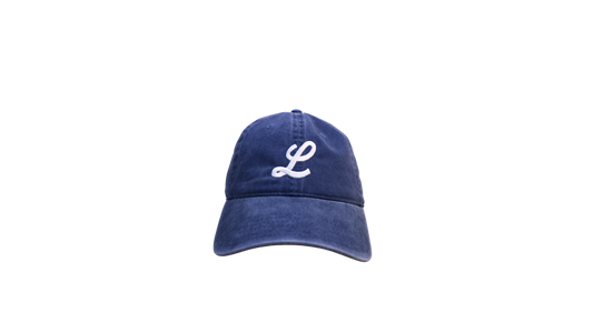 Launderette NYC Blue Cursive L Hat